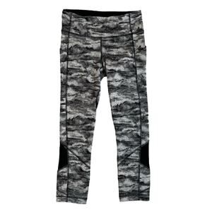 Lululemon Pace Rival Long Leggings Womens 4 Power Luxtreme Hazy Workout Gym Camo